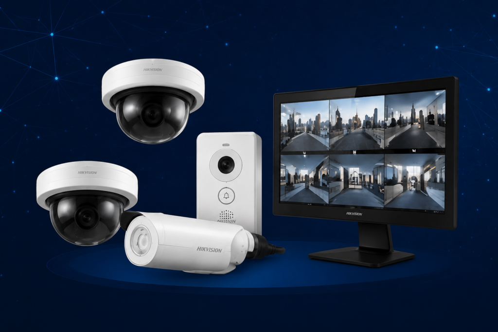 Soluciones de seguridad electrónica para PYMES con cámaras de seguridad, control de acceso y monitoreo remoto